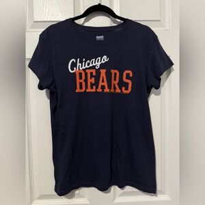 Chicago Bears NFL T- Shirt XL / Junk Food Team Crew Neck S.Sleeve Navy Orange